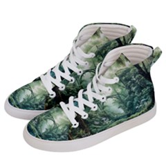 River Forest Wood Nature Women s Hi-top Skate Sneakers by Ndabl3x