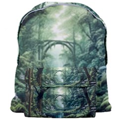 River Forest Wood Nature Giant Full Print Backpack by Ndabl3x