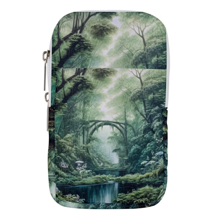 River Forest Wood Nature Waist Pouch (Small)