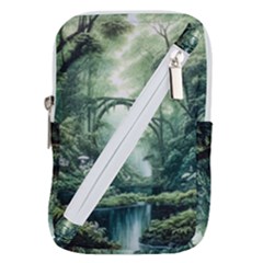 River Forest Wood Nature Belt Pouch Bag (small) by Ndabl3x