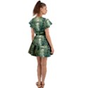 River Forest Wood Nature Flutter Sleeve Wrap Dress View2