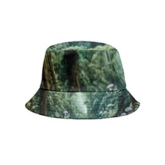 River Forest Wood Nature Inside Out Bucket Hat (kids) by Ndabl3x