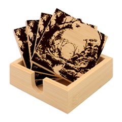 River Forest Wood Nature Bamboo Coaster Set by Ndabl3x