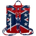 Rebel flag  Flap Top Backpack View3