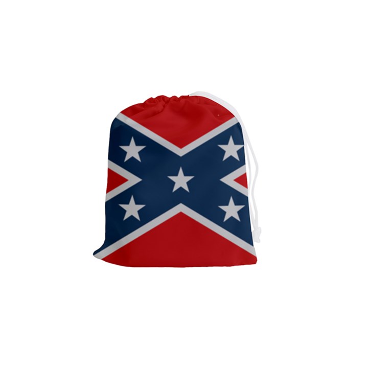 Rebel flag  Drawstring Pouch (Small)