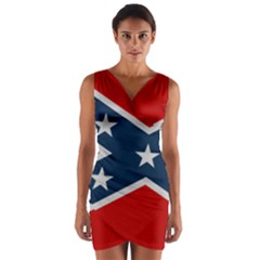 Rebel Flag  Wrap Front Bodycon Dress by Jen1cherryboot88