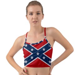 Rebel Flag  Mini Tank Bikini Top by Jen1cherryboot88