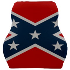 Rebel Flag  Car Seat Velour Cushion  by Jen1cherryboot88