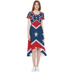 Rebel Flag  High Low Boho Dress by Jen1cherryboot88