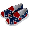 Rebel flag  Kids Lightweight Slip Ons View2