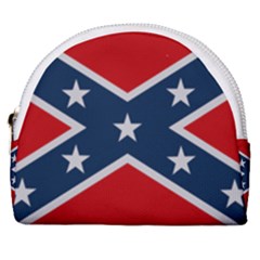 Rebel Flag  Horseshoe Style Canvas Pouch by Jen1cherryboot88