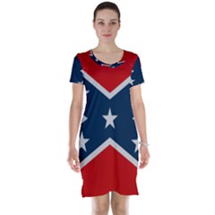 Rebel Flag  Short Sleeve Nightdress by Jen1cherryboot88