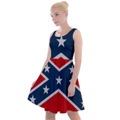 Rebel Flag  Knee Length Skater Dress by Jen1cherryboot88