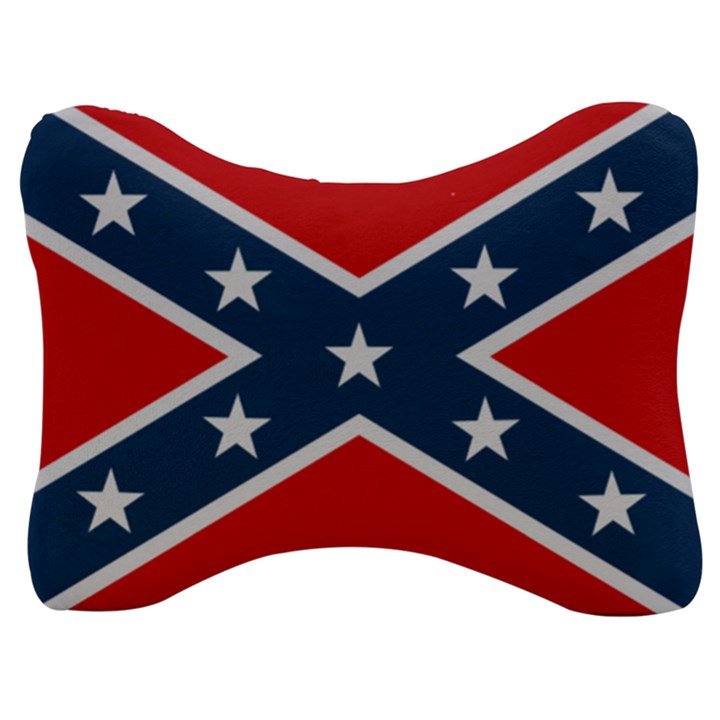 Rebel flag  Velour Seat Head Rest Cushion