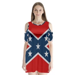 Rebel Flag  Shoulder Cutout Velvet One Piece by Jen1cherryboot88