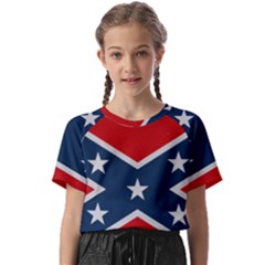 Rebel Flag  Kids  Basic Tee by Jen1cherryboot88