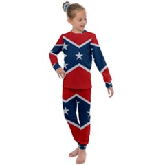 Rebel Flag  Kids  Long Sleeve Set  by Jen1cherryboot88