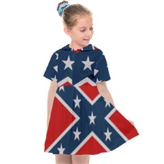 Rebel Flag  Kids  Sailor Dress by Jen1cherryboot88