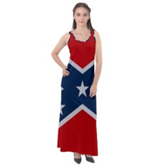 Rebel Flag  Sleeveless Velour Maxi Dress by Jen1cherryboot88