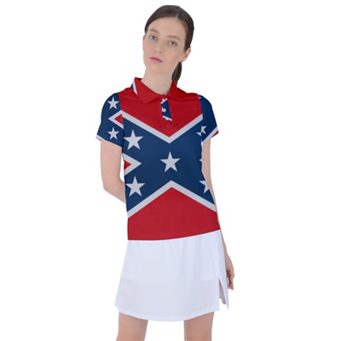 Rebel Flag  Women s Polo Tee by Jen1cherryboot88