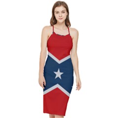 Rebel Flag  Bodycon Cross Back Summer Dress by Jen1cherryboot88