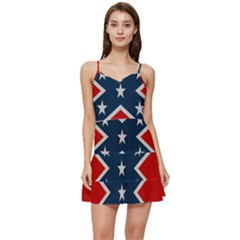 Rebel Flag  Short Frill Dress by Jen1cherryboot88