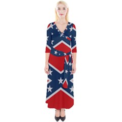 Screenshot 20230611-155636 Quarter Sleeve Wrap Maxi Dress