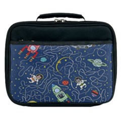 Cat Cosmos Cosmonaut Rocket Lunch Bag by Cowasu