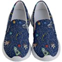 Cat Cosmos Cosmonaut Rocket Kids Lightweight Slip Ons View1