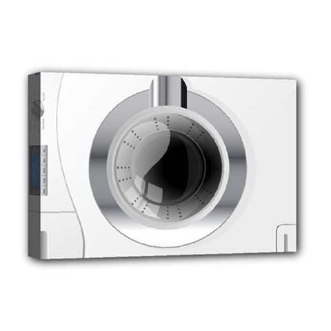 Washing Machines Home Electronic Deluxe Canvas 18  X 12  (stretched) by Cowasu