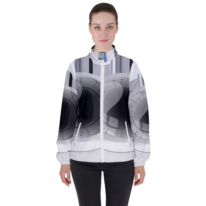 Washing Machines Home Electronic Women s High Neck Windbreaker