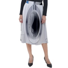 Washing Machines Home Electronic Classic Velour Midi Skirt  by Cowasu