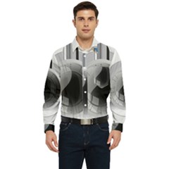 Washing Machines Home Electronic Men s Long Sleeve Pocket Shirt  by Cowasu