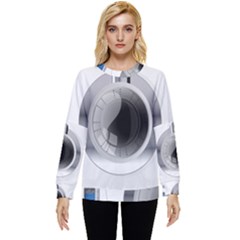 Washing Machines Home Electronic Hidden Pocket Sweatshirt by Cowasu