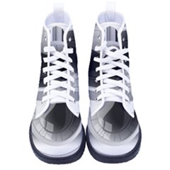 Washing Machines Home Electronic Kid s High-top Canvas Sneakers