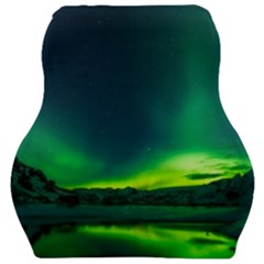 Iceland Aurora Borealis Car Seat Velour Cushion  by Cowasu