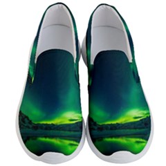 Iceland Aurora Borealis Men s Lightweight Slip Ons by Cowasu