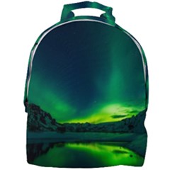 Iceland Aurora Borealis Mini Full Print Backpack by Cowasu