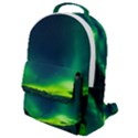 Iceland Aurora Borealis Flap Pocket Backpack (Small) View1