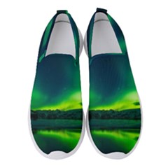 Iceland Aurora Borealis Women s Slip On Sneakers by Cowasu