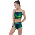 Iceland Aurora Borealis Summer Cropped Co-Ord Set View1