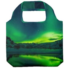 Iceland Aurora Borealis Foldable Grocery Recycle Bag by Cowasu