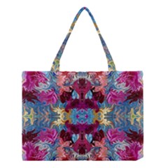 Roses Liquify  Medium Tote Bag by kaleidomarblingart