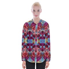 Roses Liquify  Womens Long Sleeve Shirt