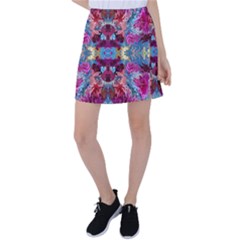 Roses Liquify  Tennis Skirt by kaleidomarblingart