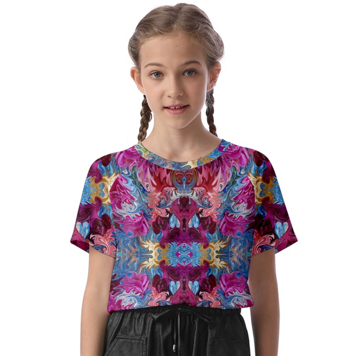 Roses Liquify  Kids  Basic Tee