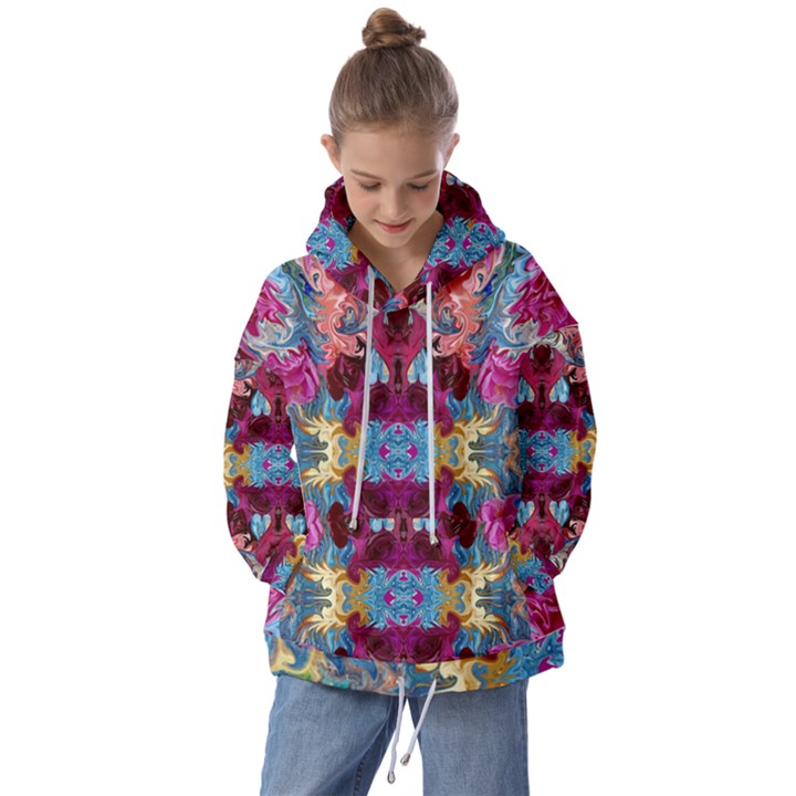 Roses Liquify  Kids  Oversized Hoodie