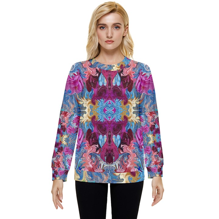 Roses Liquify  Hidden Pocket Sweatshirt