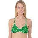 Golf Course Par Golf Course Green Reversible Tri Bikini Top View3