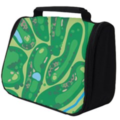 Golf Course Par Golf Course Green Full Print Travel Pouch (big) by Cowasu